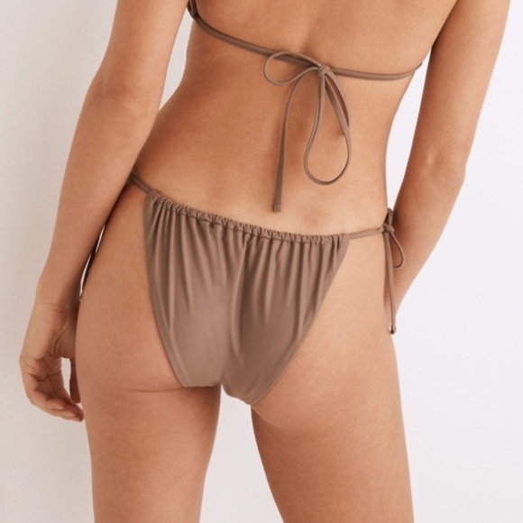 NWT Madewell String Bikini Bottoms Tan - Picture 2 of 6